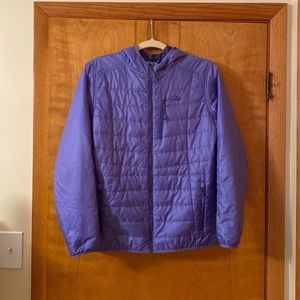L.L. Bean PrimaLoft Packaway Jacket Girls' XL18 Violet